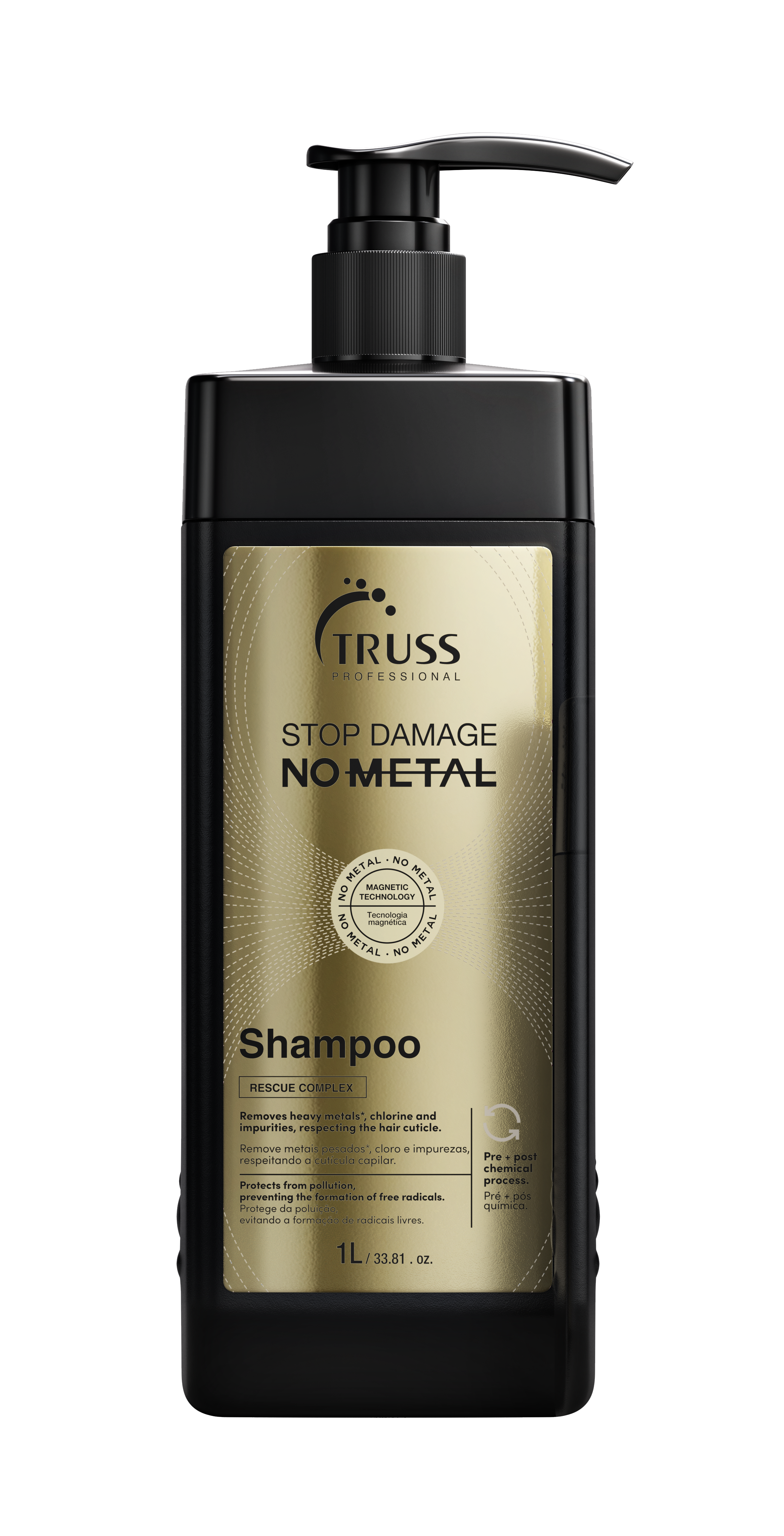 STOP DAMAGE NO METAL SHAMPOO 1000ML